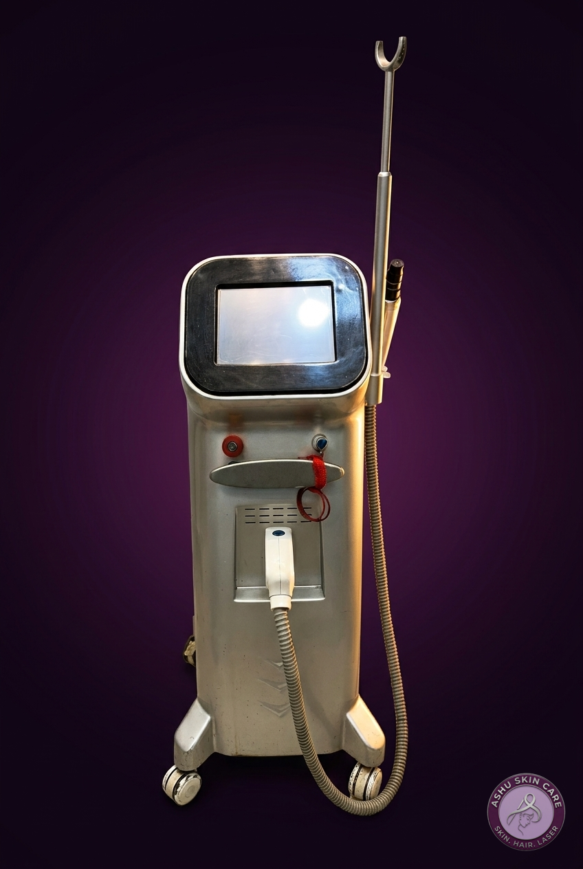 Nd:YAG laser machine at Ashu Skin Care